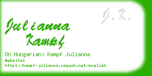 julianna kampf business card